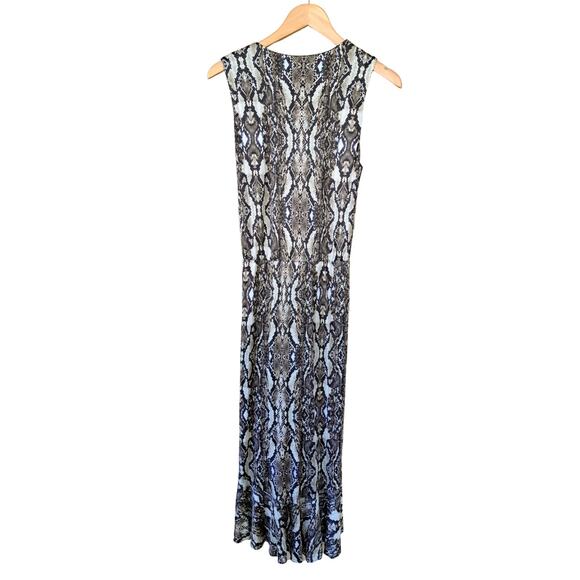 Parker Briony Snakeskin-Print Midi Dress Size Medium - Picture 13 of 14